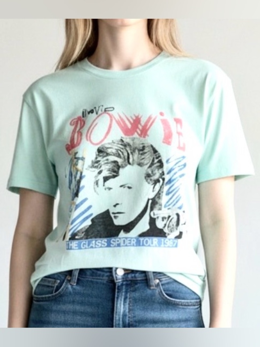 Lucky Brand David Bowie Glass Spider Tour Graphic T-Shirt